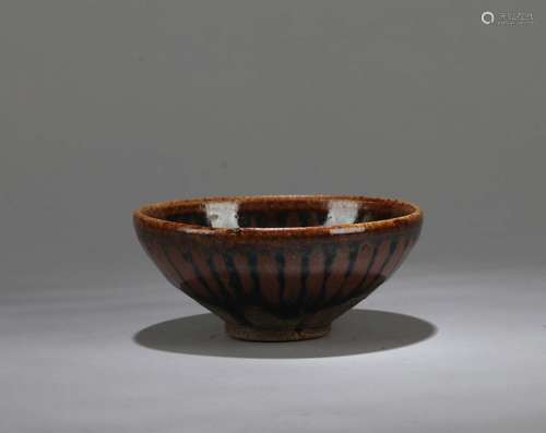 A Chinese Ci-Zhou Porcelain Cup