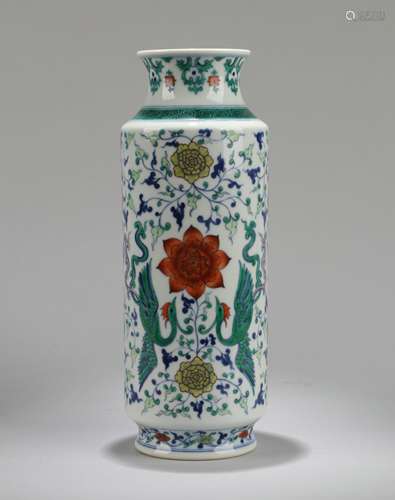 A Chinese Dou-Cai Porcelain Vase