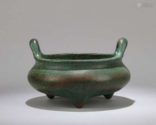 A Chinese Bronze Incense Burner