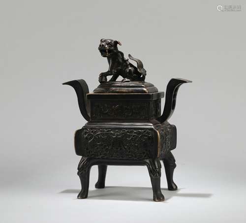 A Chinese Bronze Incense Burner