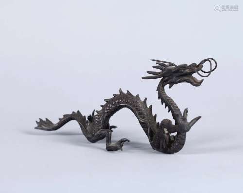 A Chinese Bronze Brush Rest