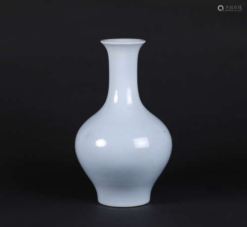 A Chinese Blue Glazed Porcelain Vase