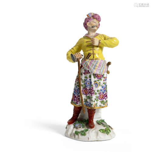 DERBY PORCELAIN FIGURE OF A TURK