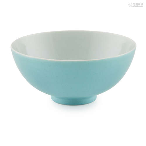 PALE TURQUOISE GLAZED BOWL