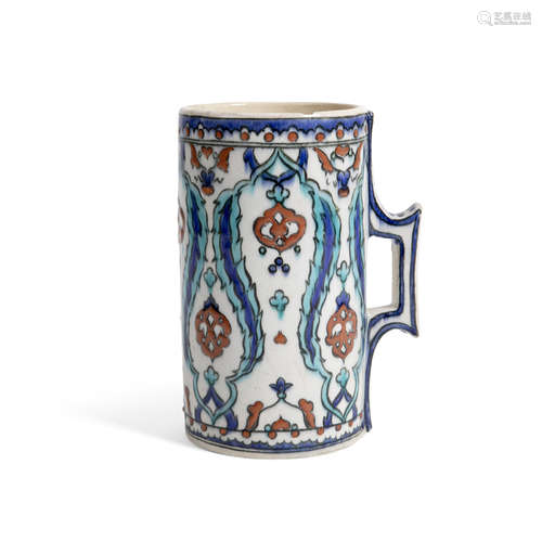 SAMSON IZNIK-STYLE POTTERY JUG