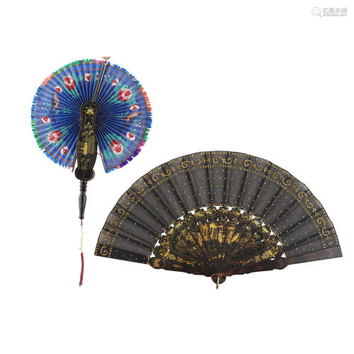 PAINTED COCKADE FAN