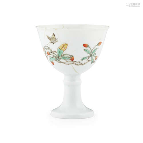 SMALL FAMILLE VERTE STEM CUP