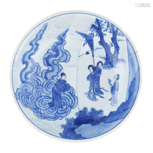 BLUE AND WHITE DISH