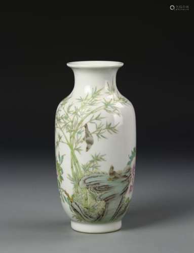 Chinese Famille Rose Vase