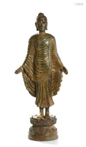 Ming Bronze Buddha Figure of Udayana