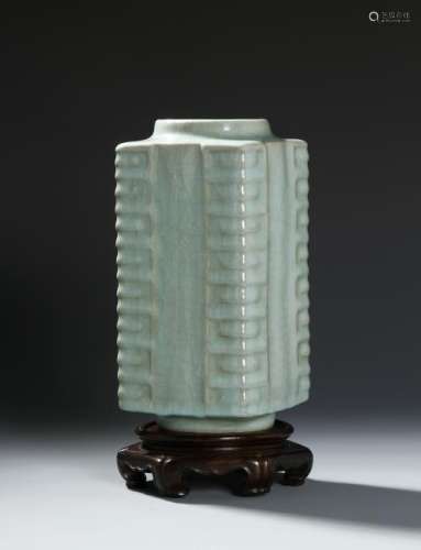 Longquan Celadon Cong Vase