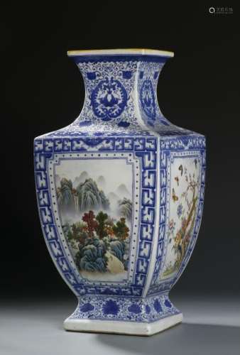 Blue and White Vase