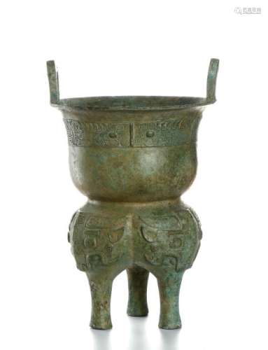 Chinese Archaic Bronze Bronze Vessel