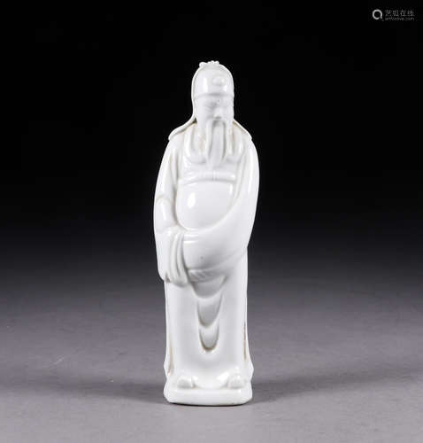 A DEHUA YAO WHITE PORCELAIN FIGURE ORNAMENT