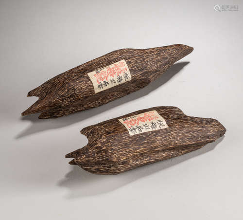 Set Of Chinese Antique/Vintage Agarwood Pendants