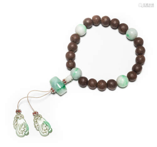 19th Chinese Antique Agarwood Prayer Beads