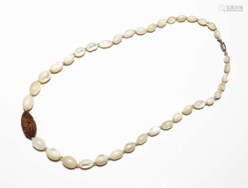 Chinese Antique/Vintage Mother Of Pearl Necklace