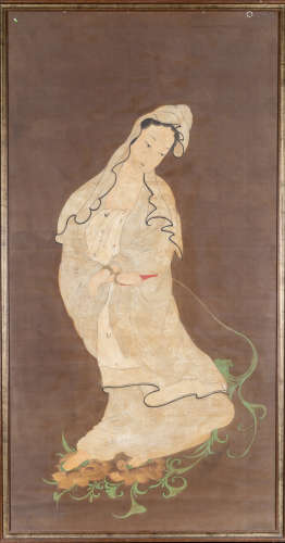 Chinese Antique Painting Guanyin