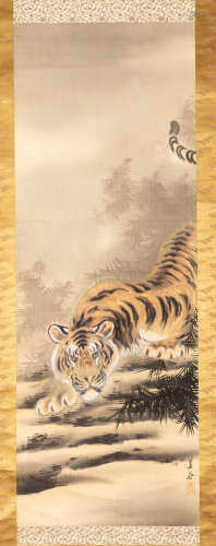 Japanese Antique/Vintage Painting Tiger
