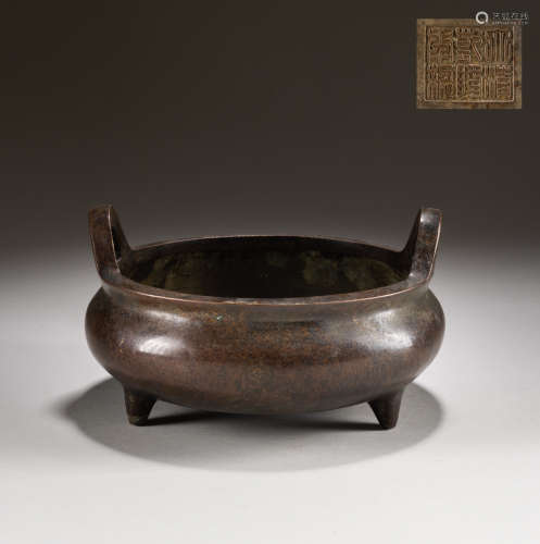 Chinese Antique Bronze Incense Burner