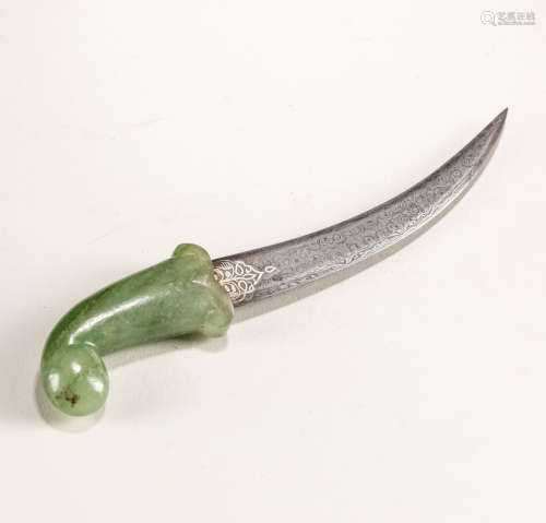 Chinese Antique Indian Jade Sword