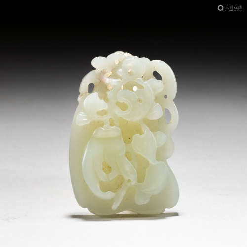 18th Chinese Antique Jade Finger Citron