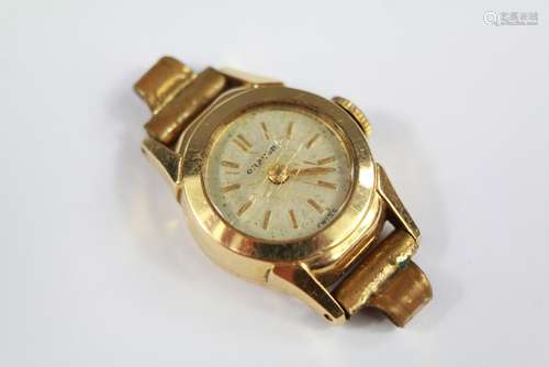 Lady's 18ct yellow gold Orator cocktail watch, weight without movement approx 9