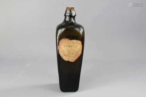 An Early 19th Century Genuine Dollands Geneva Gin Bottle