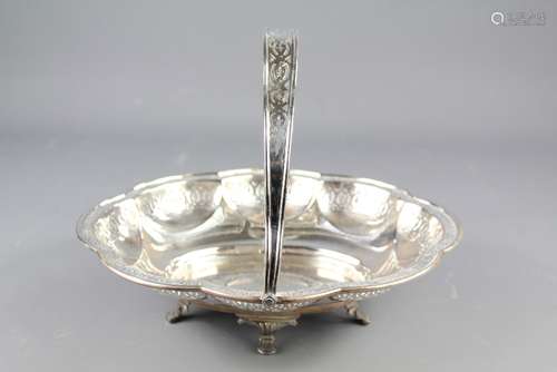 A Silver Fruit Basket