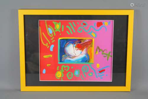 Peter Max (1937- Present)  American-German Mixed Media Pop Art Collage