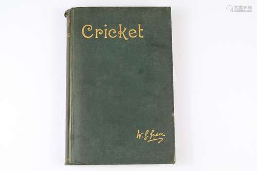 William Gilbert Grace MRCS, LRCP Signed Copy of Cricket