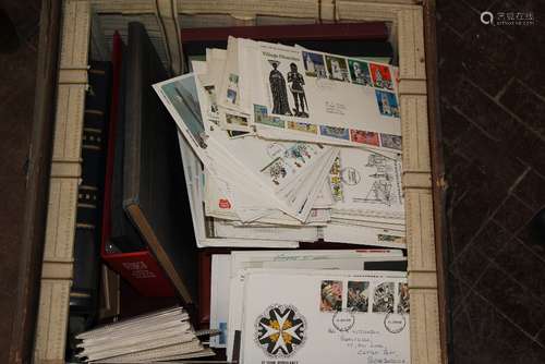 A Small Trunk of Stamps and Other Ephemera