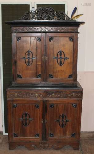 An Early 20th Century Chinese-style Chest on Chest