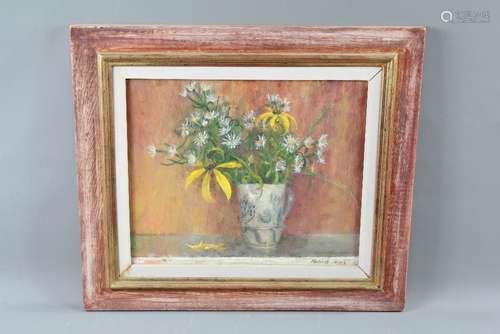 Richard Sorrell (1948-Present) Oil on Board Still Life in Flowers, signed lower right, approx 30 x 25 cms