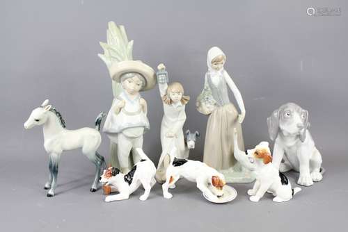 A Collection of Porcelain Figurines