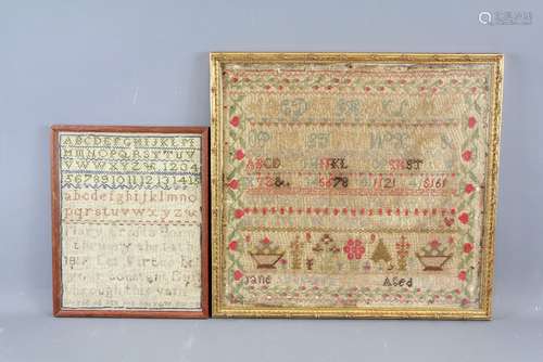 Two 19th Century Samplers