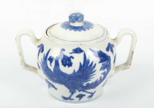 A Chinese Blue and White Porcelain Jar