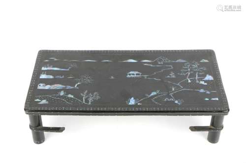 A Chinese Lacquer Square Low Table