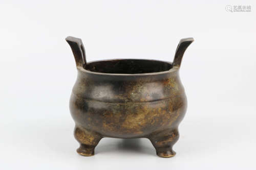 A Chinese Bronze Incense Burner