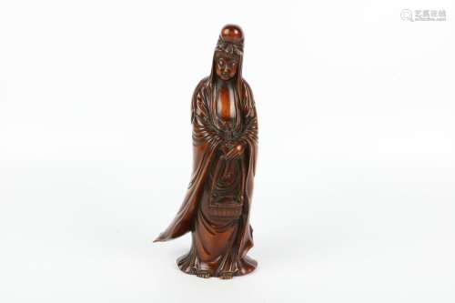 A Chinese Carved Hunagyang Buddha