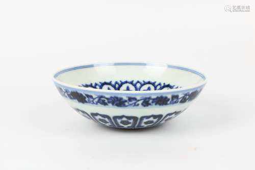 A Chinese Blue and White Porcelain Bowl