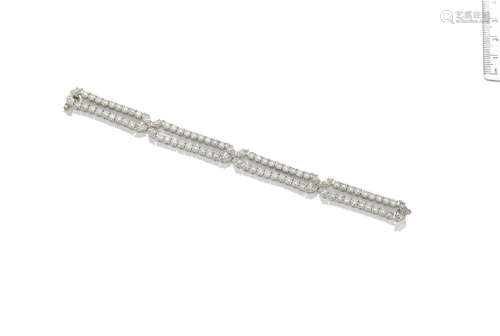 A diamond bracelet, by Harry Winston