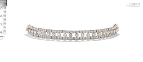 A diamond bracelet, by Van Cleef & Arpels