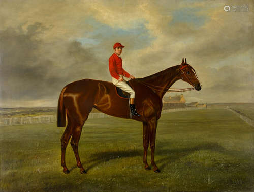 The Rowley Mile, Newmarket 32 x 42in (81.3 x 106.7cm) Benjamin Cam Norton(British, 1835-1900)