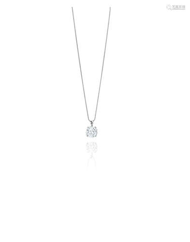 A diamond pendant