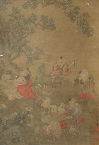 Boys At Play After Su Hanchen (1011-1061) (19th century)