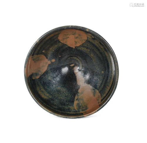 Song/Jin Dynasty  A Henan black-glazed russet-splashed bowl