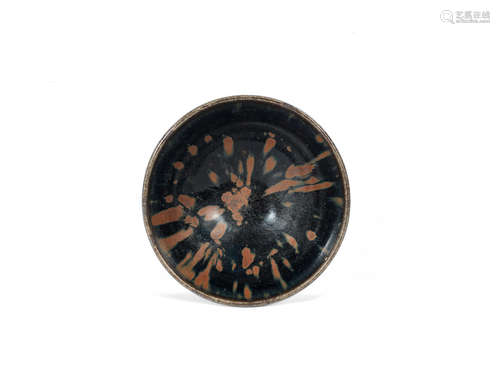 Southern Song Dynasty  A Henan black-glazed russet-splashed bowl