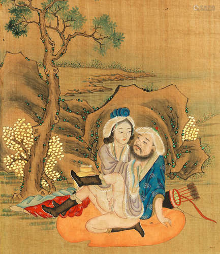 Erotic Hunting Scenes Anonymous (late Qing Dynasty)