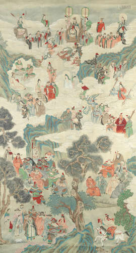 Daoist Pantheon gathering ANONYMOUS (QING DYNASTY)